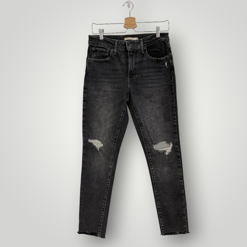 LEVI’S 721‎ High Rise Skinny distressed Black Sz 29